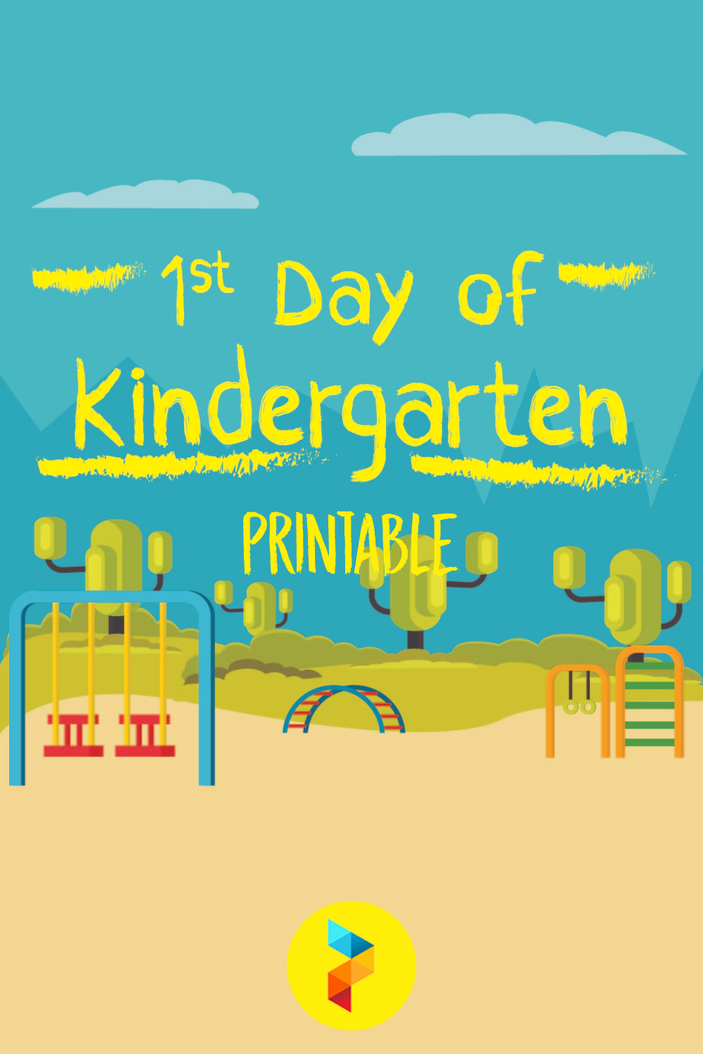 1st Day Of Kindergarten Printable
