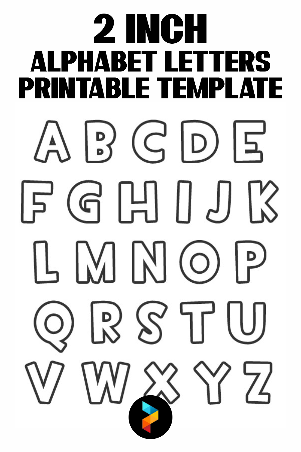 2222 Best 22 Inch Alphabet Letters Printable Template - printablee.com Throughout Block Letter Template Free