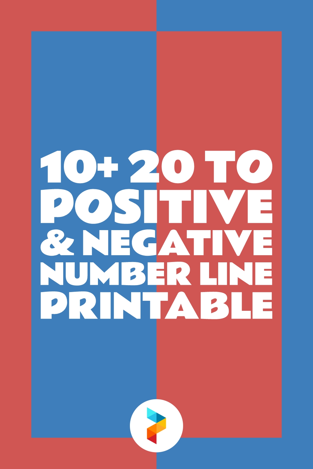 20 To Positive And Negative Number Line Printable