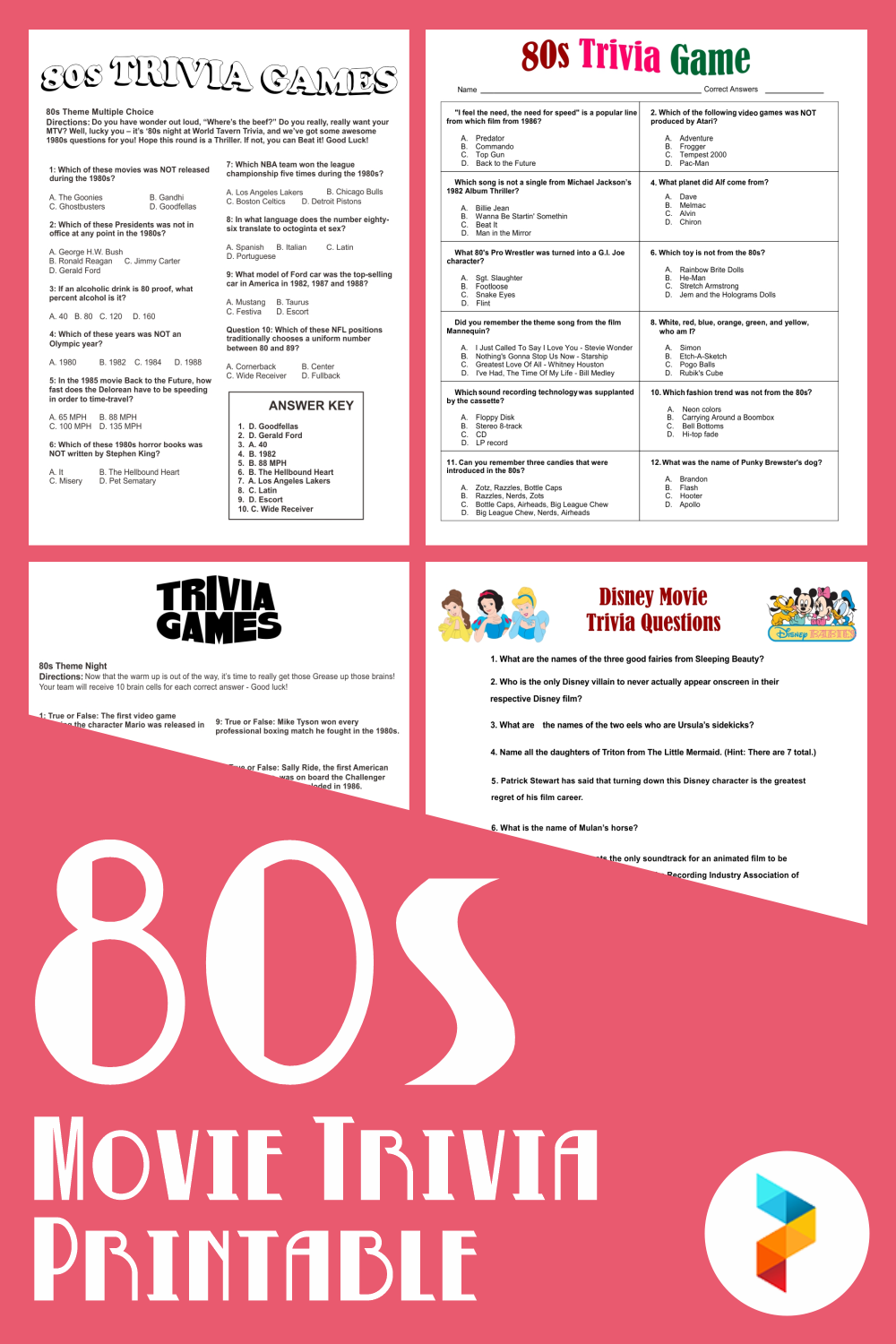 10 Best 80s Movie Trivia Printable PDF for Free at Printablee