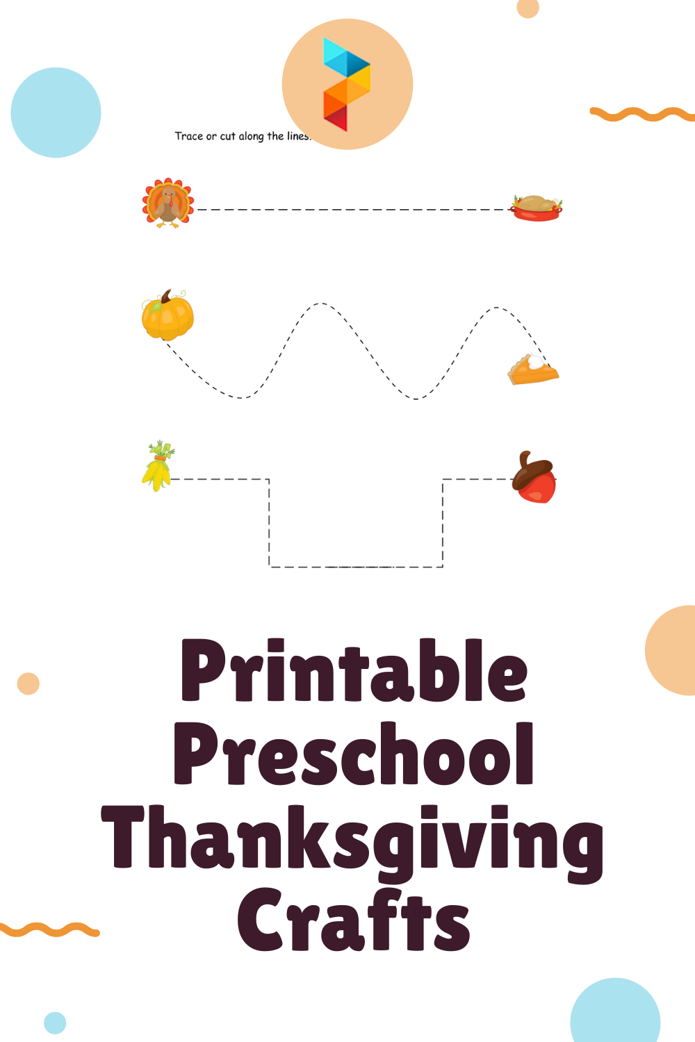 6 Best Printable Preschool Thanksgiving Crafts - printablee.com