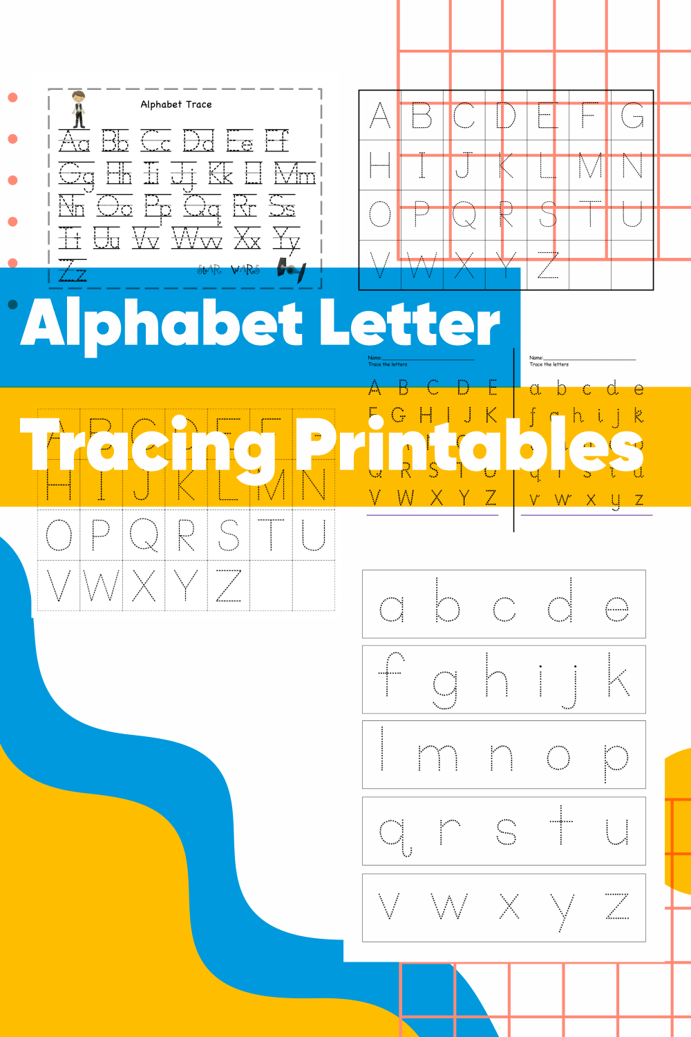 Alphabet Letter Tracing 20 Free PDF Printables Printablee