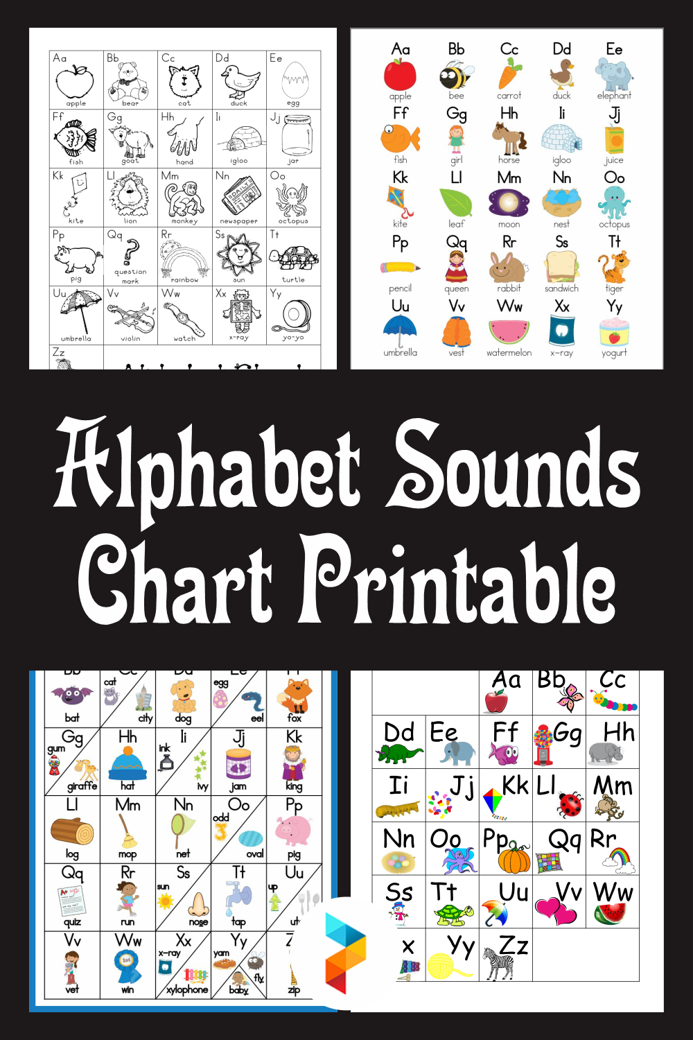 Letter Sounds Chart Printable