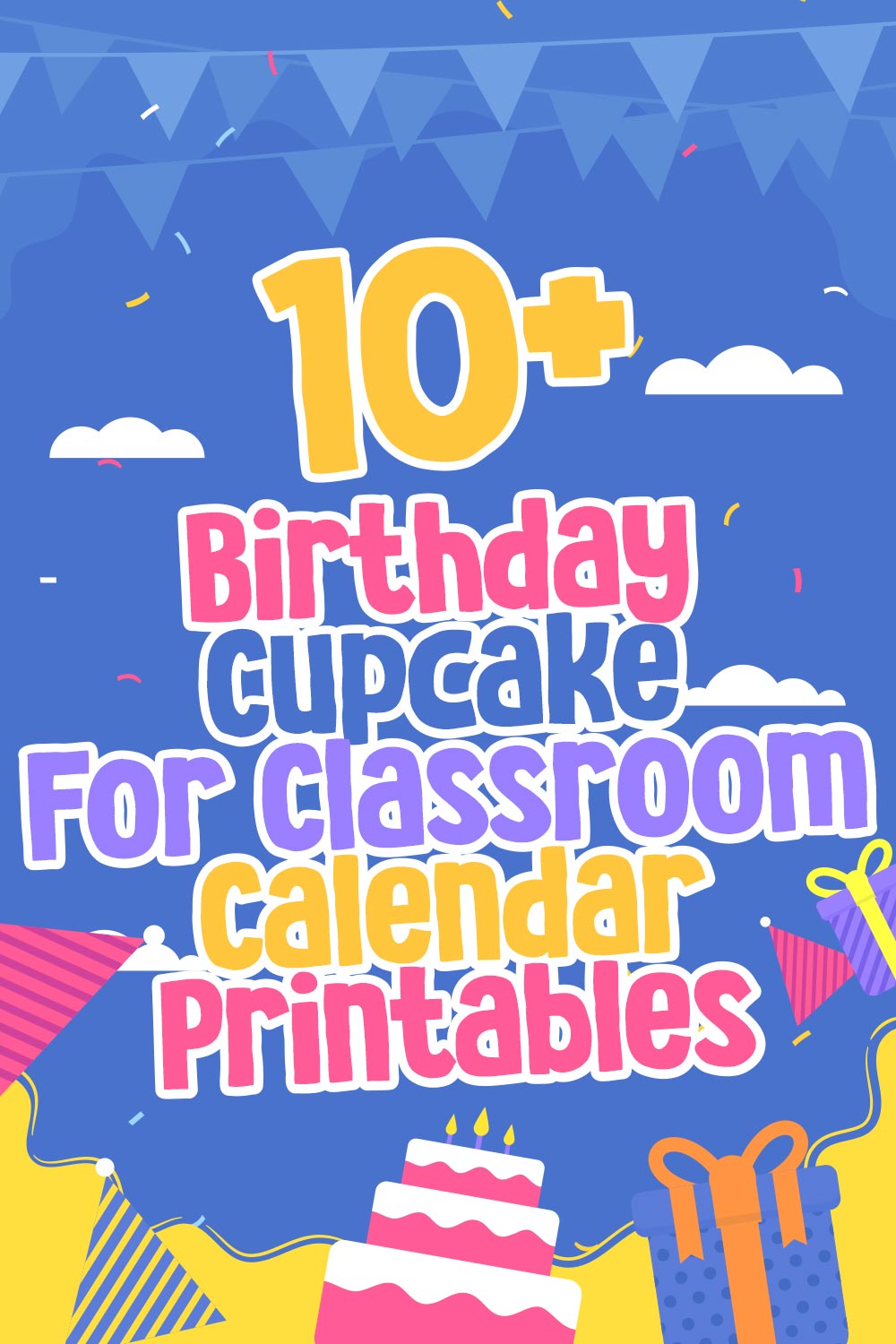 Birthday Cupcake For Classroom Calendar