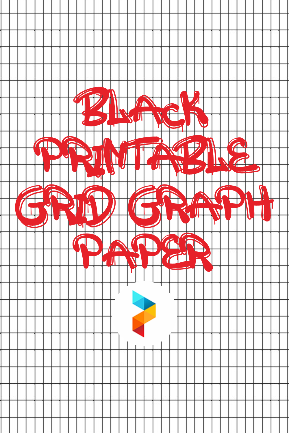 Black Grid Graph Paper