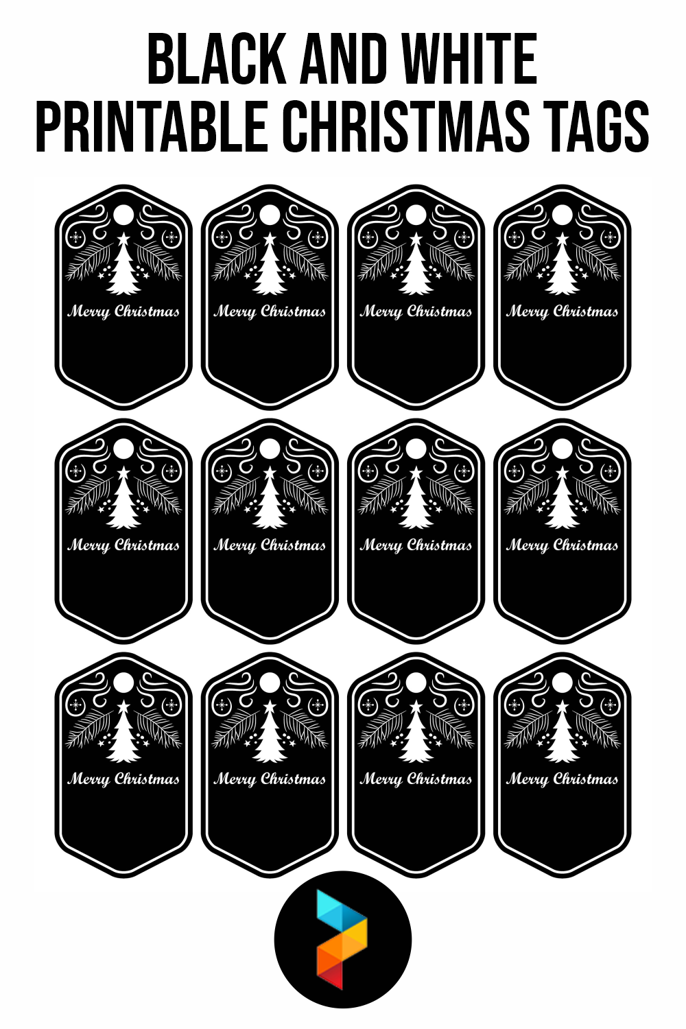 10-best-black-and-white-printable-christmas-tags-printablee