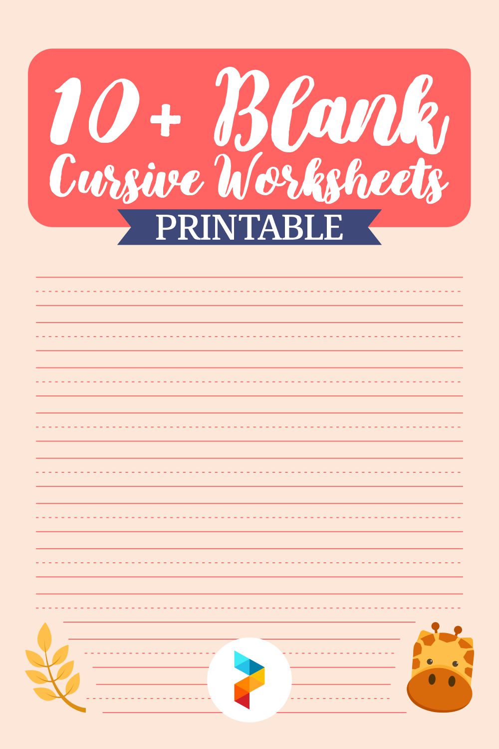 Blank Cursive Worksheets