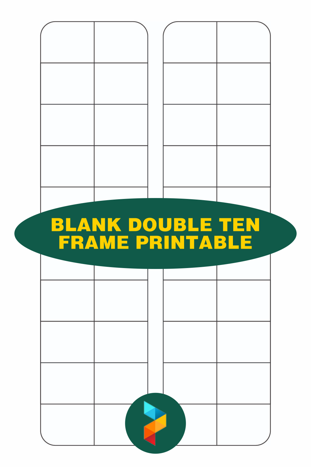 Blank Double Ten Frame