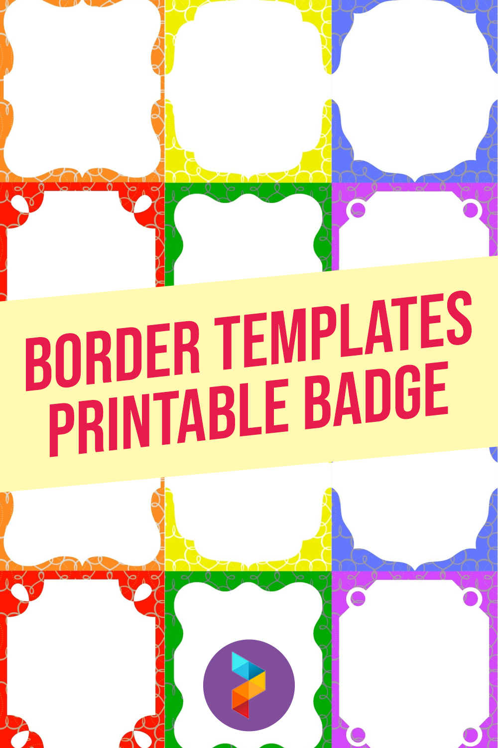Border Templates Printable Badge