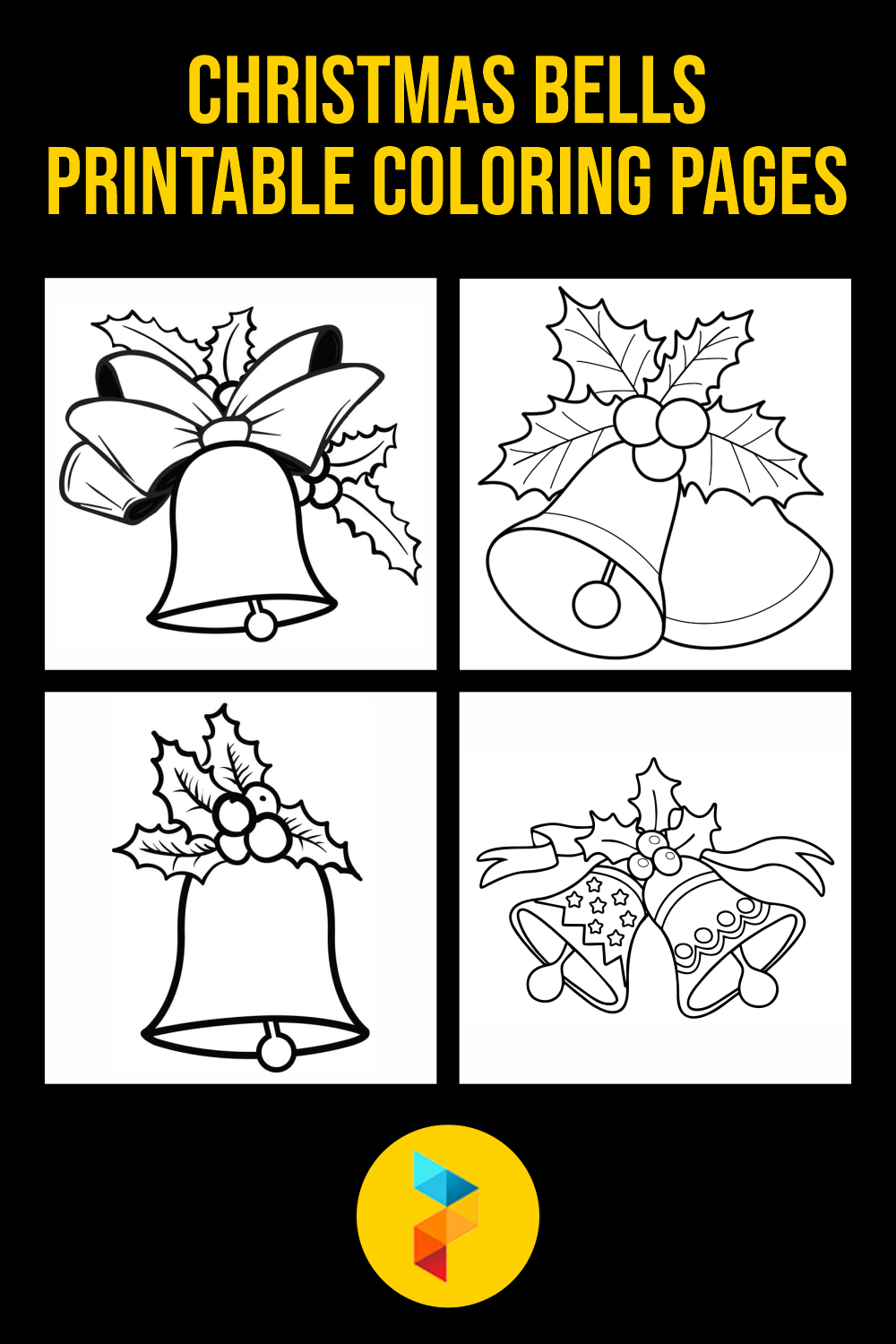 Christmas Bells Printable Coloring Pages
