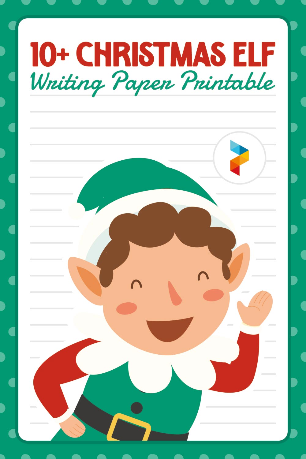 Christmas Elf Writing Paper Printable