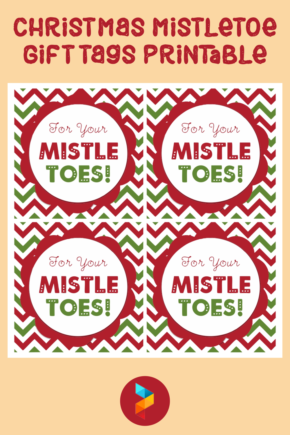 Christmas Mistletoe Gift Tags