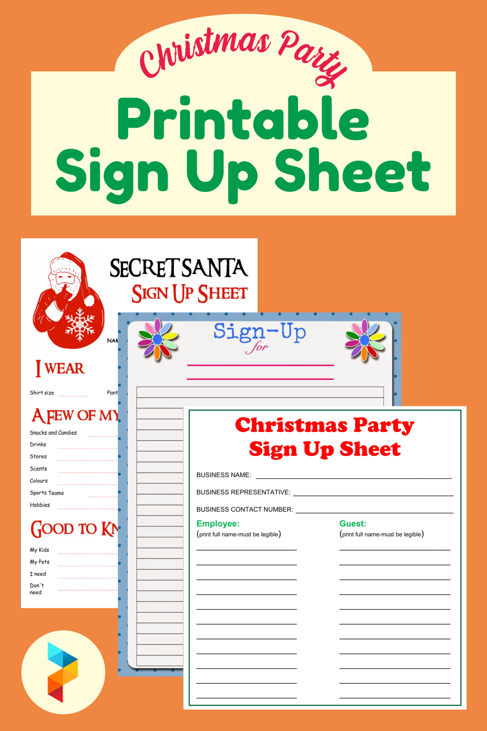 22 Best Christmas Party Printable Sign Up Sheet - printablee.com