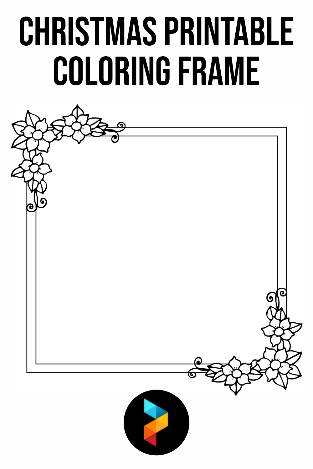 Christmas Coloring Frame