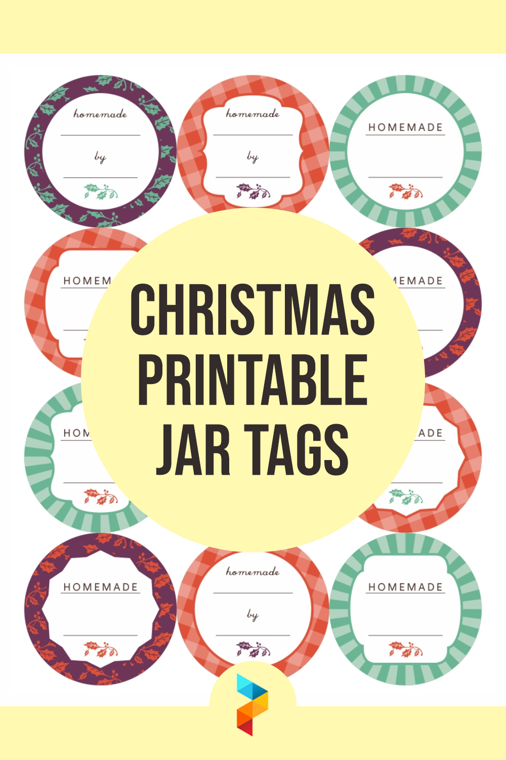 Christmas  Jar Tags