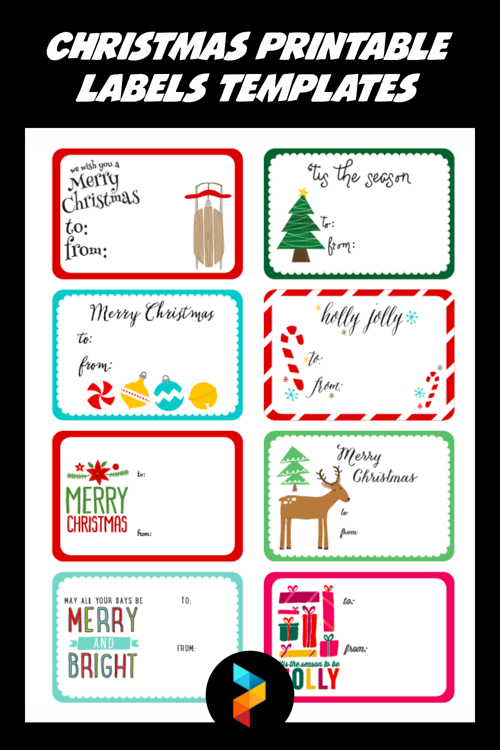 Christmas  Labels Templates