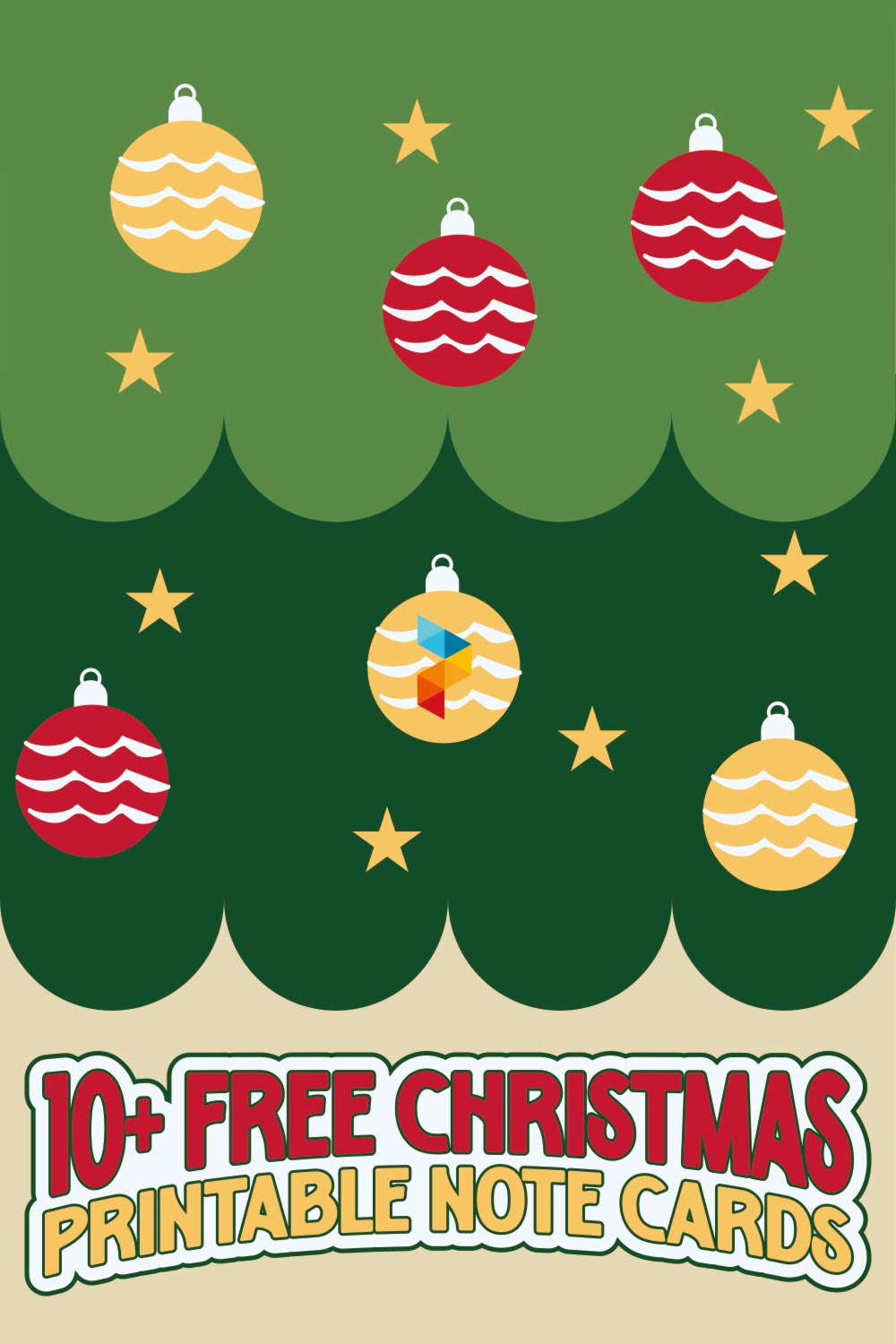 Christmas Printable Note Cards