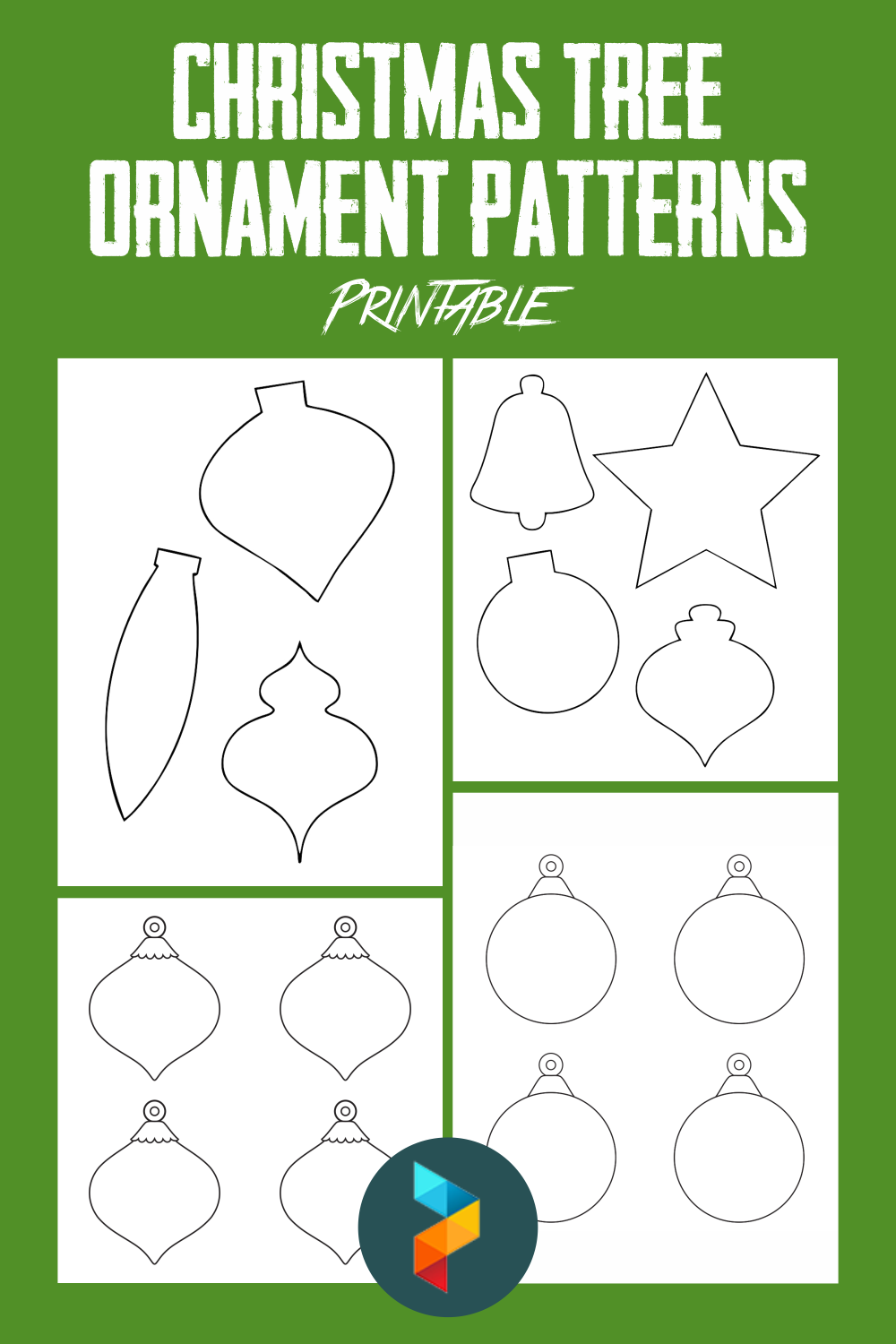 Christmas Tree Ornament Patterns Printable