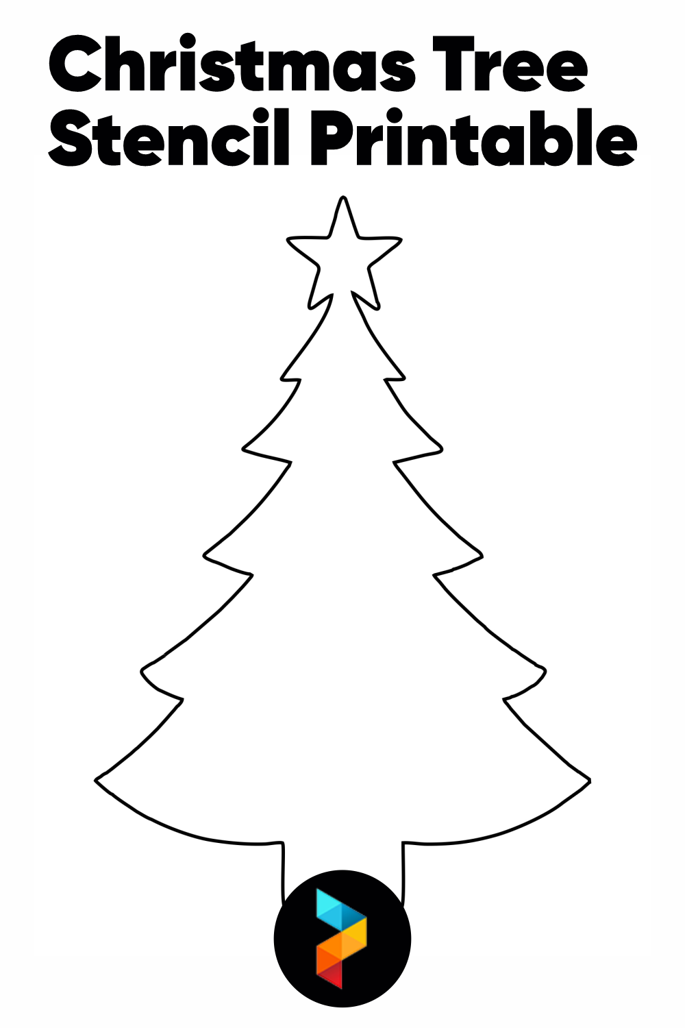 stencils-of-christmas-trees