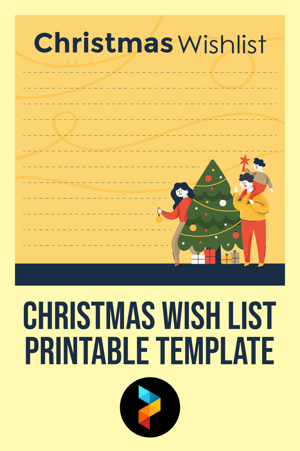 6 Best Christmas Wish List Printable Template