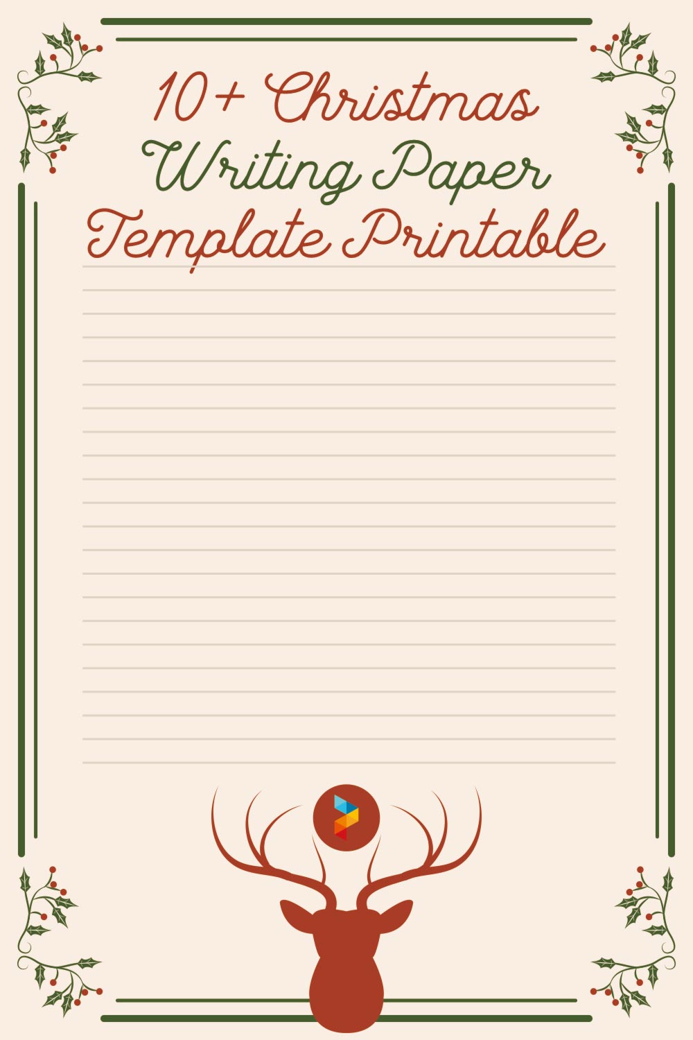 Christmas Writing Paper Template