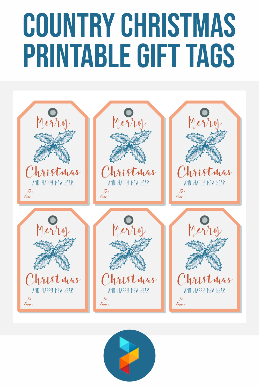 Country Christmas Gift Tags