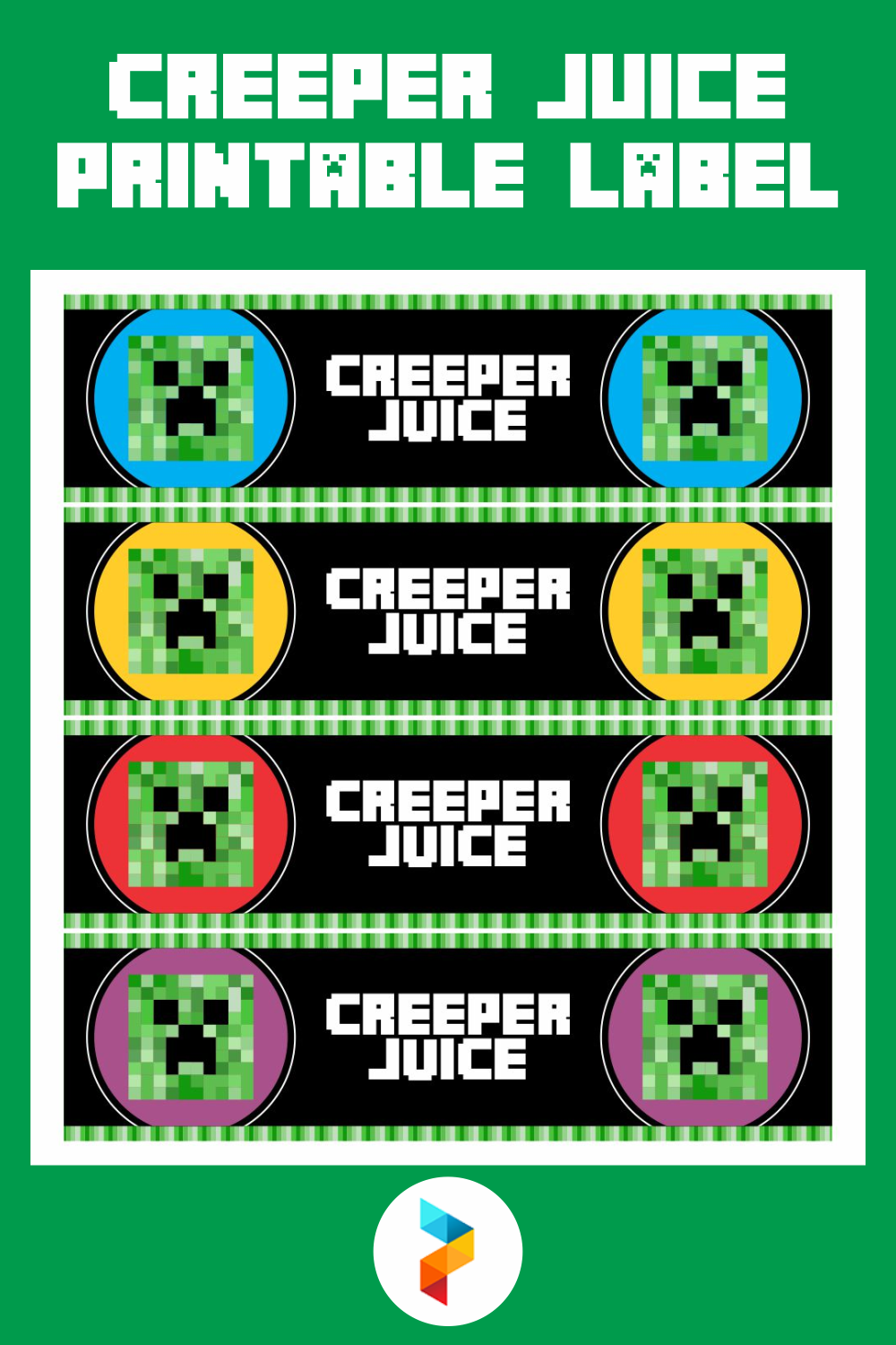 Creeper Juice Label Creeper Juice Label