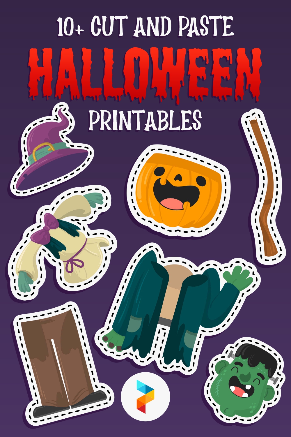 Cut And Paste Halloween Printables