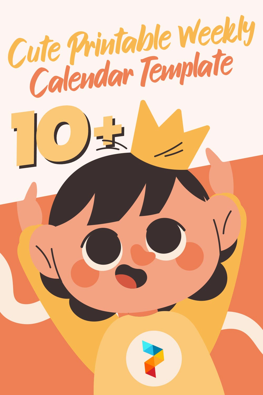 Cute  Weekly Calendar Template