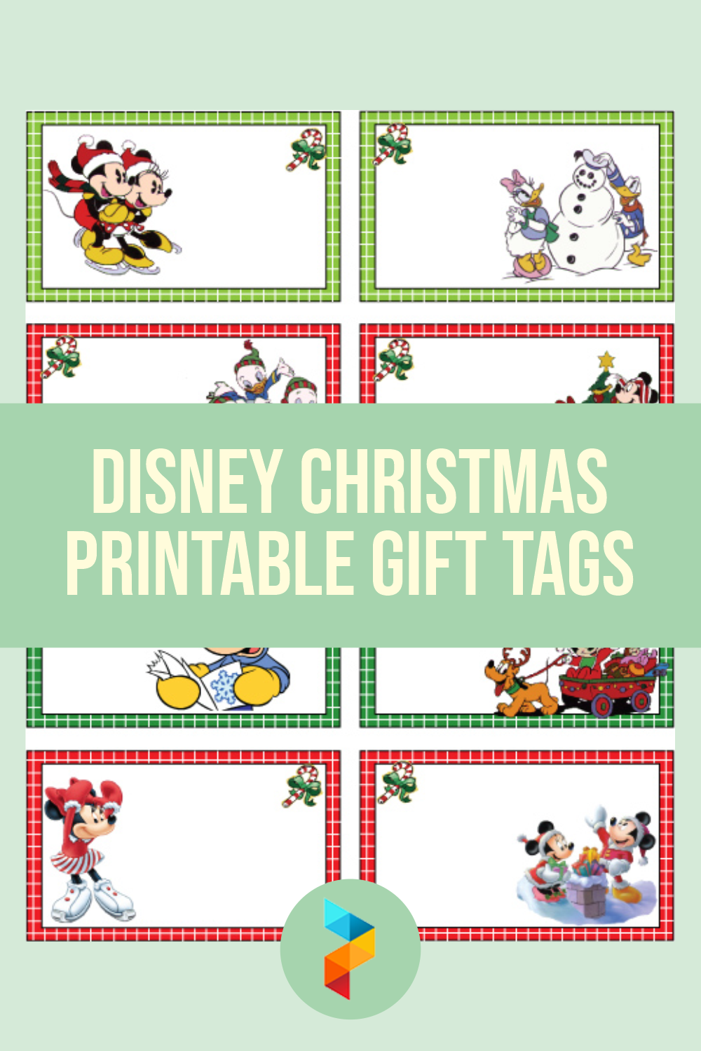 printable christmas tags disney