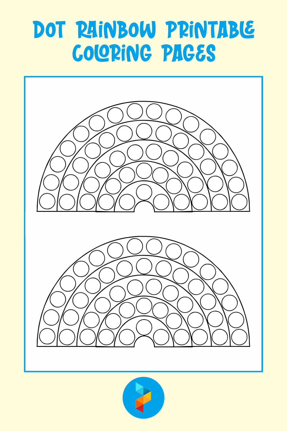 12 Best Free Dot Rainbow Printable Pdf For Free At Printablee | Porn ...