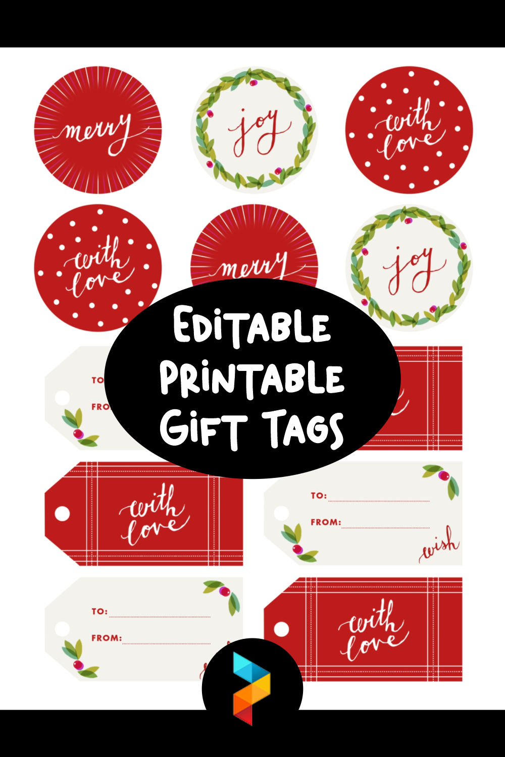 10 Best Free Editable Printable Gift Tags PDF For Free At Printablee