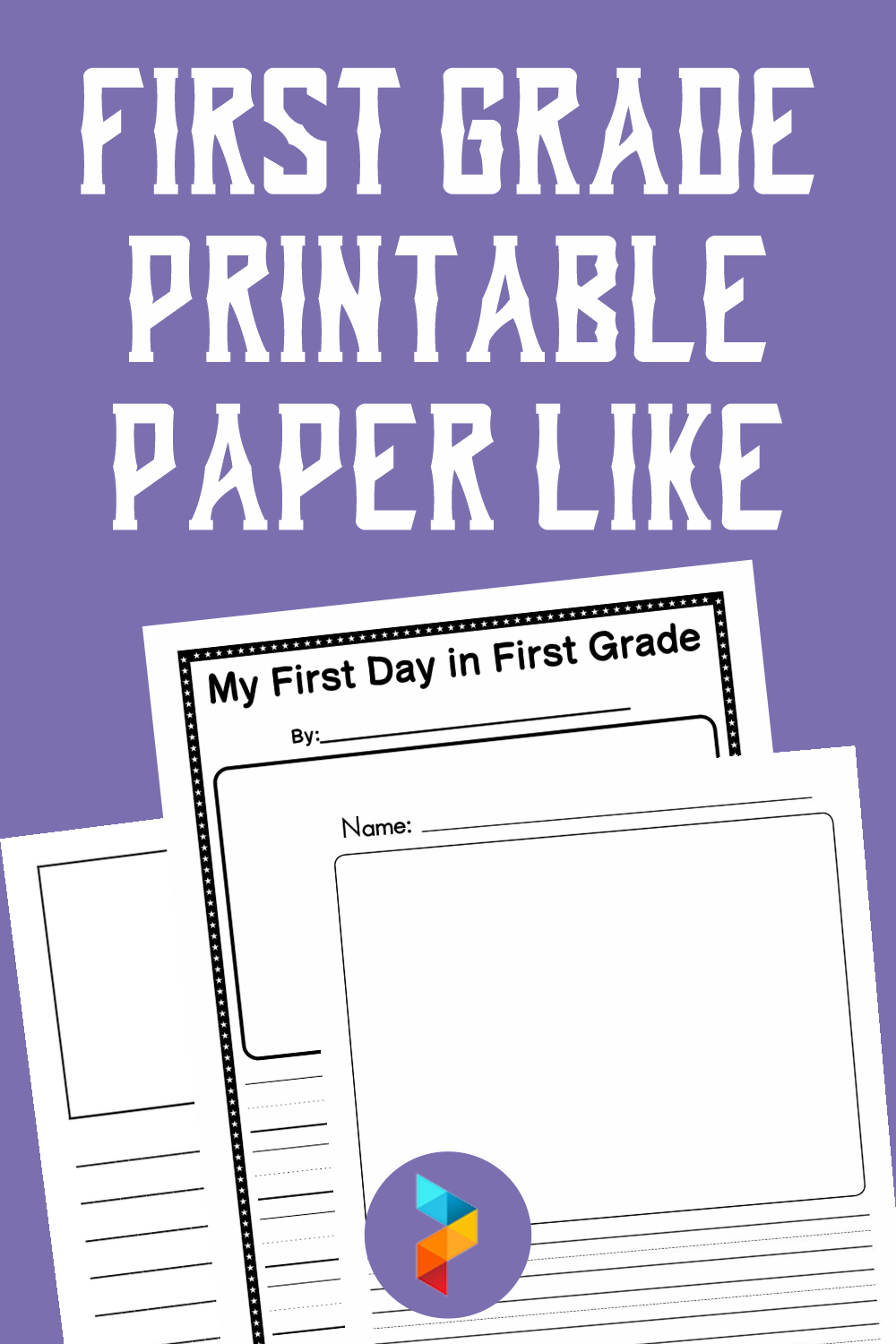 First Grade Printable Paper Like