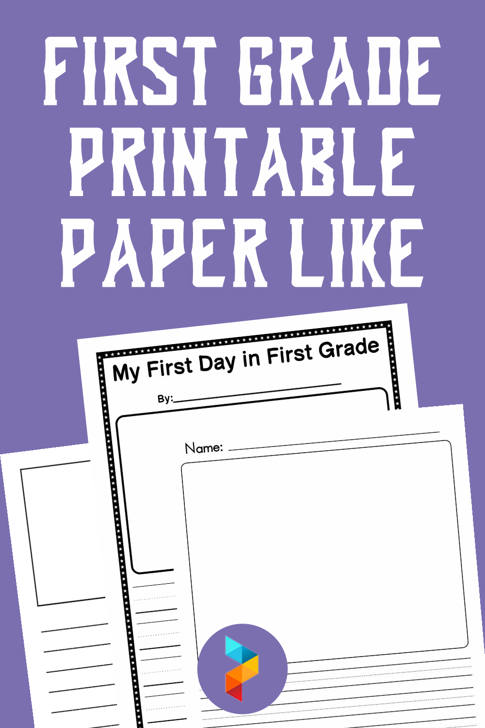 printable first grade paper