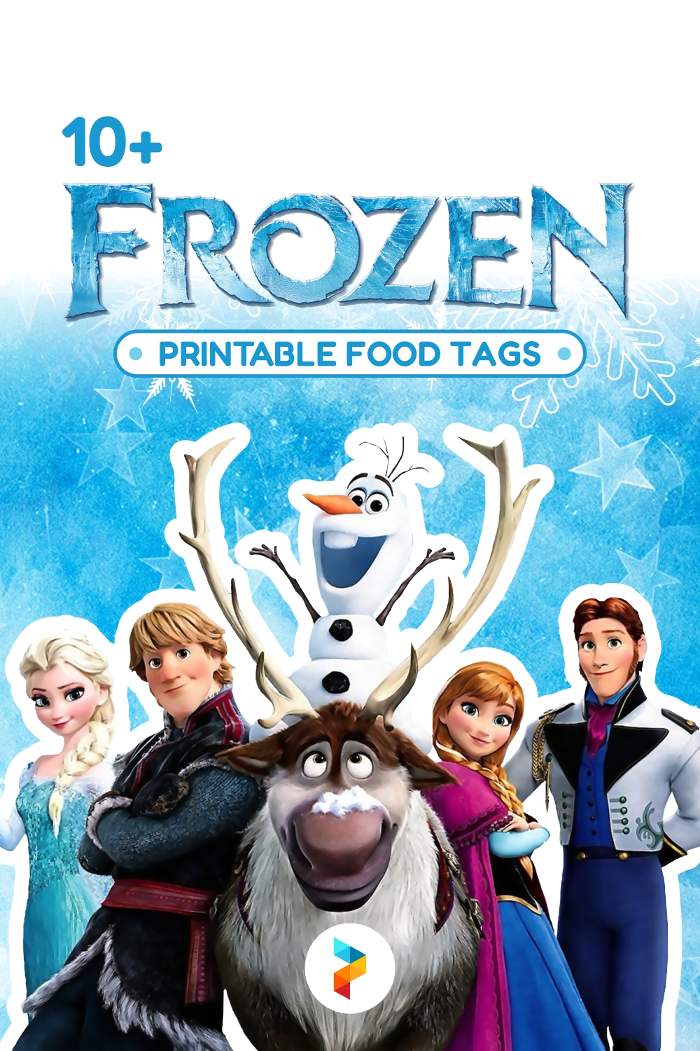 Frozen Printable Food Tags