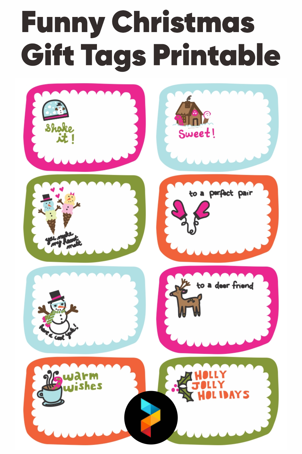 Funny Printable Christmas Gift Tags