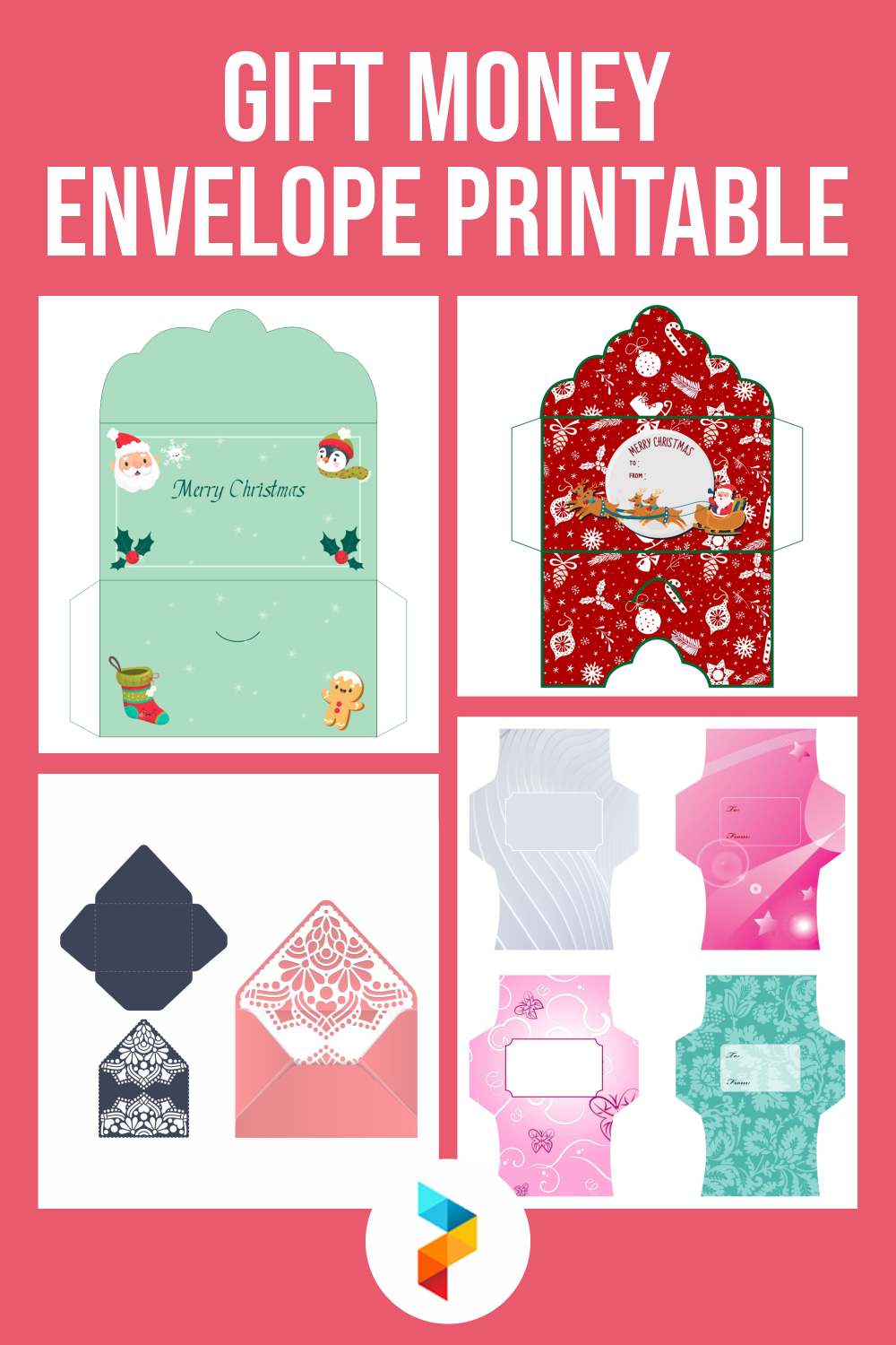 Art Collectibles Digital Envelopes For Money Envelope Cash Money 