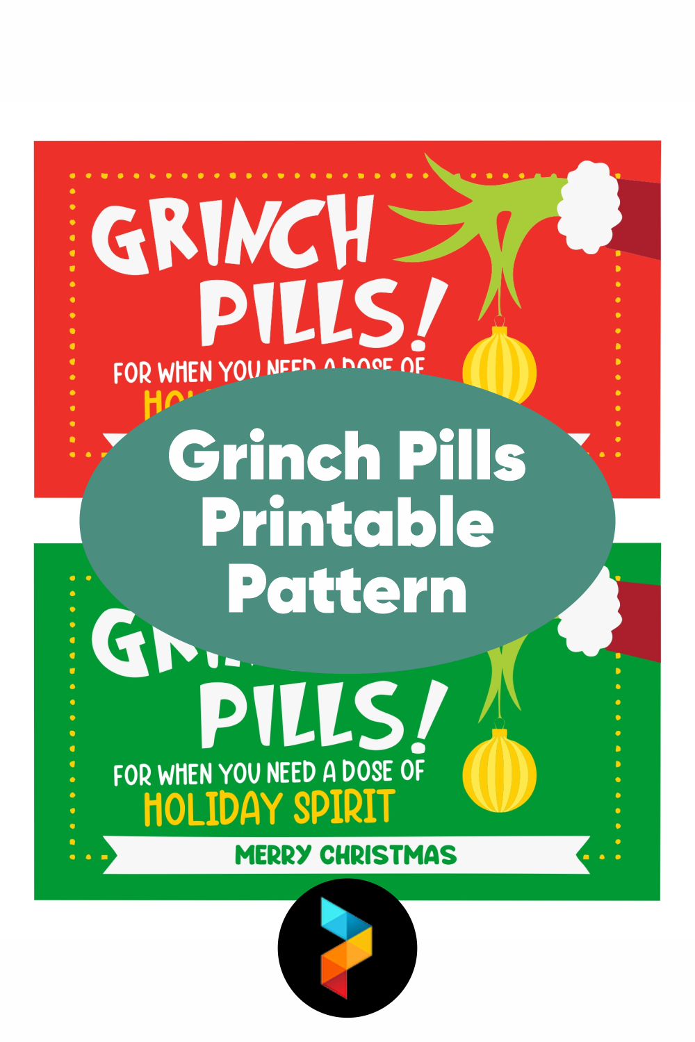 Grinch Pills Pattern