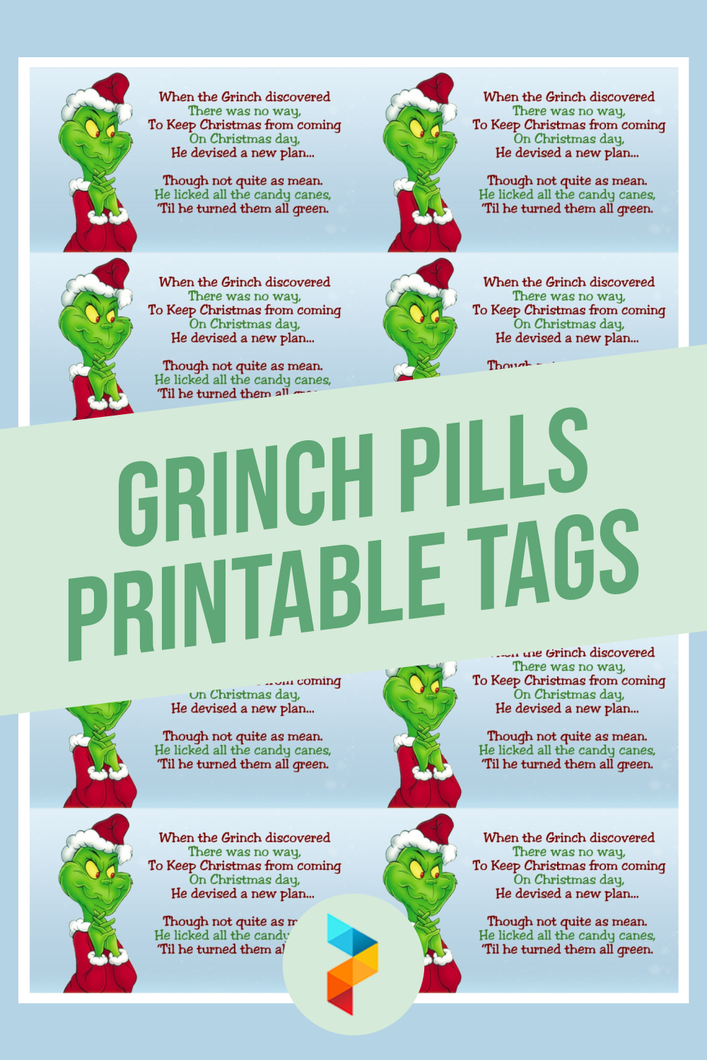 10 Best Grinch Pills Printable Tags