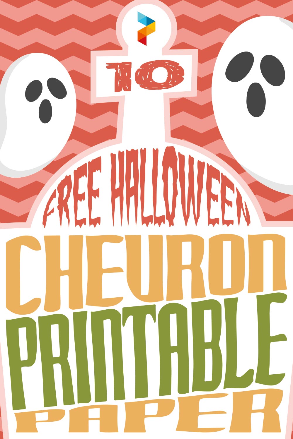 Halloween Chevron Printable Paper
