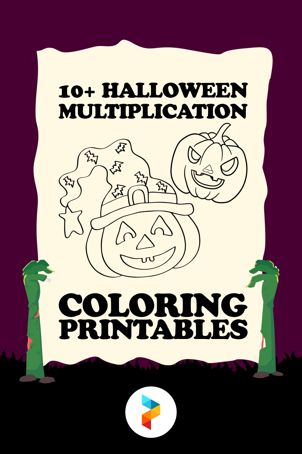 Halloween Multiplication Coloring