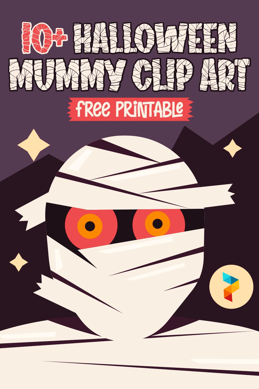Halloween Mummy Clip Art Printable