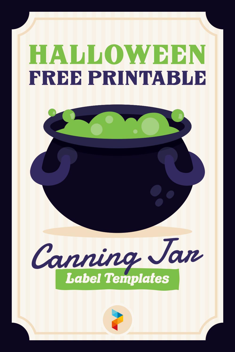 Halloween Canning Jar Label Templates