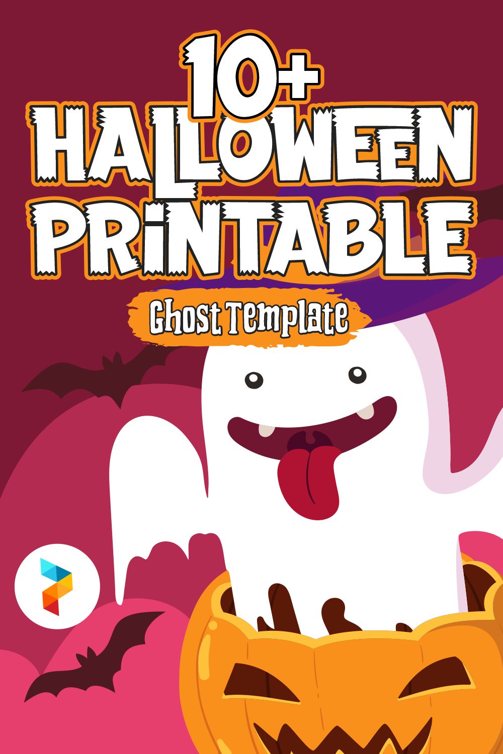 Halloween Printable Ghost Template