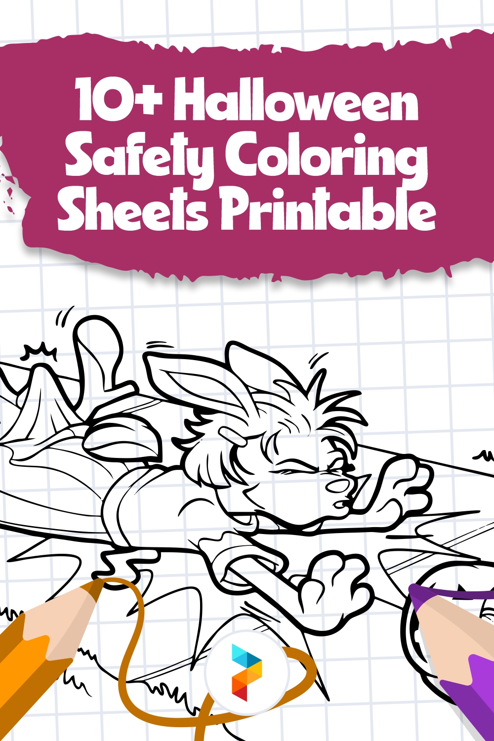 Halloween Safety Coloring Sheets