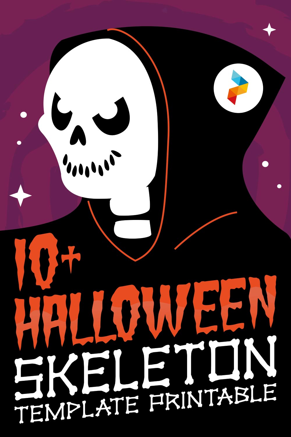 Halloween Skeleton Template Printable