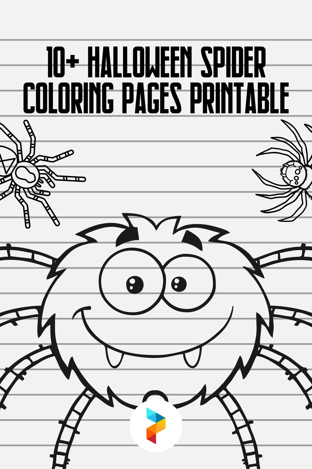 Halloween Spider Coloring Pages Printable