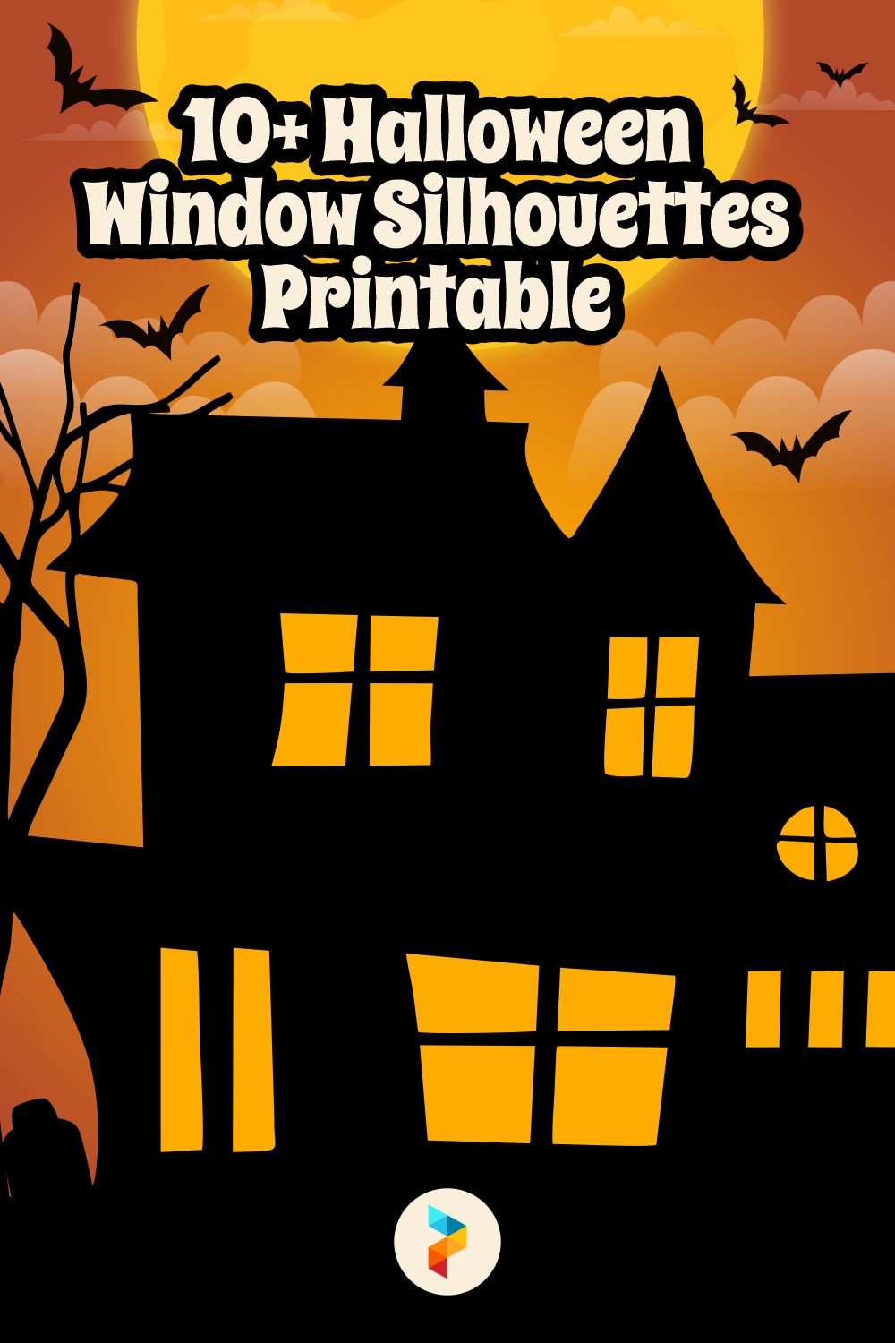 15 Best Halloween Window Silhouettes Printable PDF for Free at Printablee