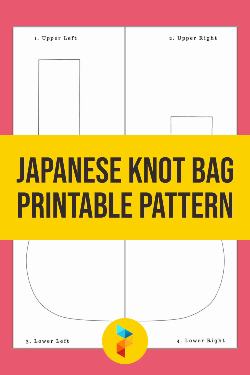 Large Japanese Knot Bag Pattern