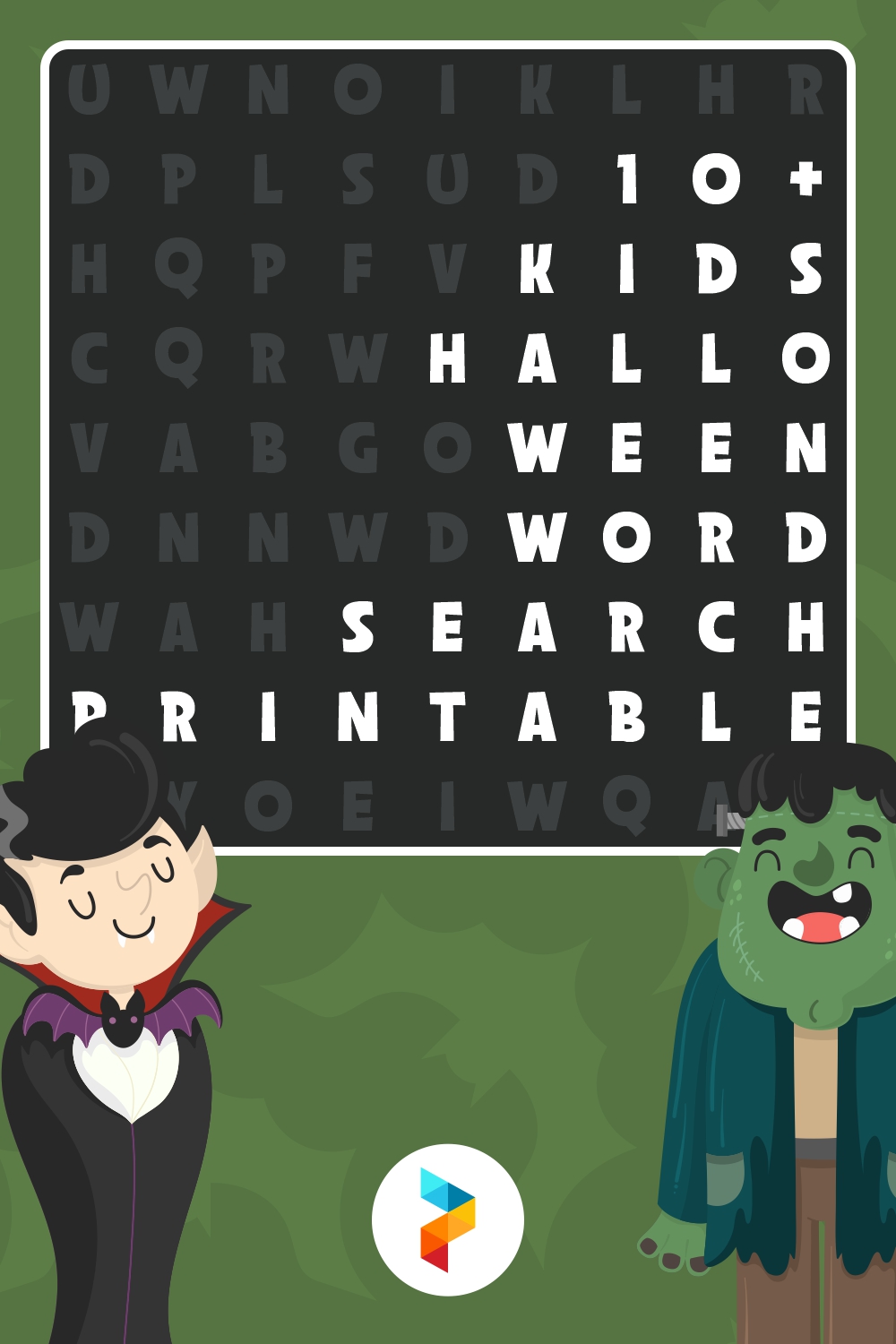 Kids Halloween Word Search Printable